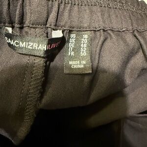 Isaac Mizrahi Charcoal Trousers
